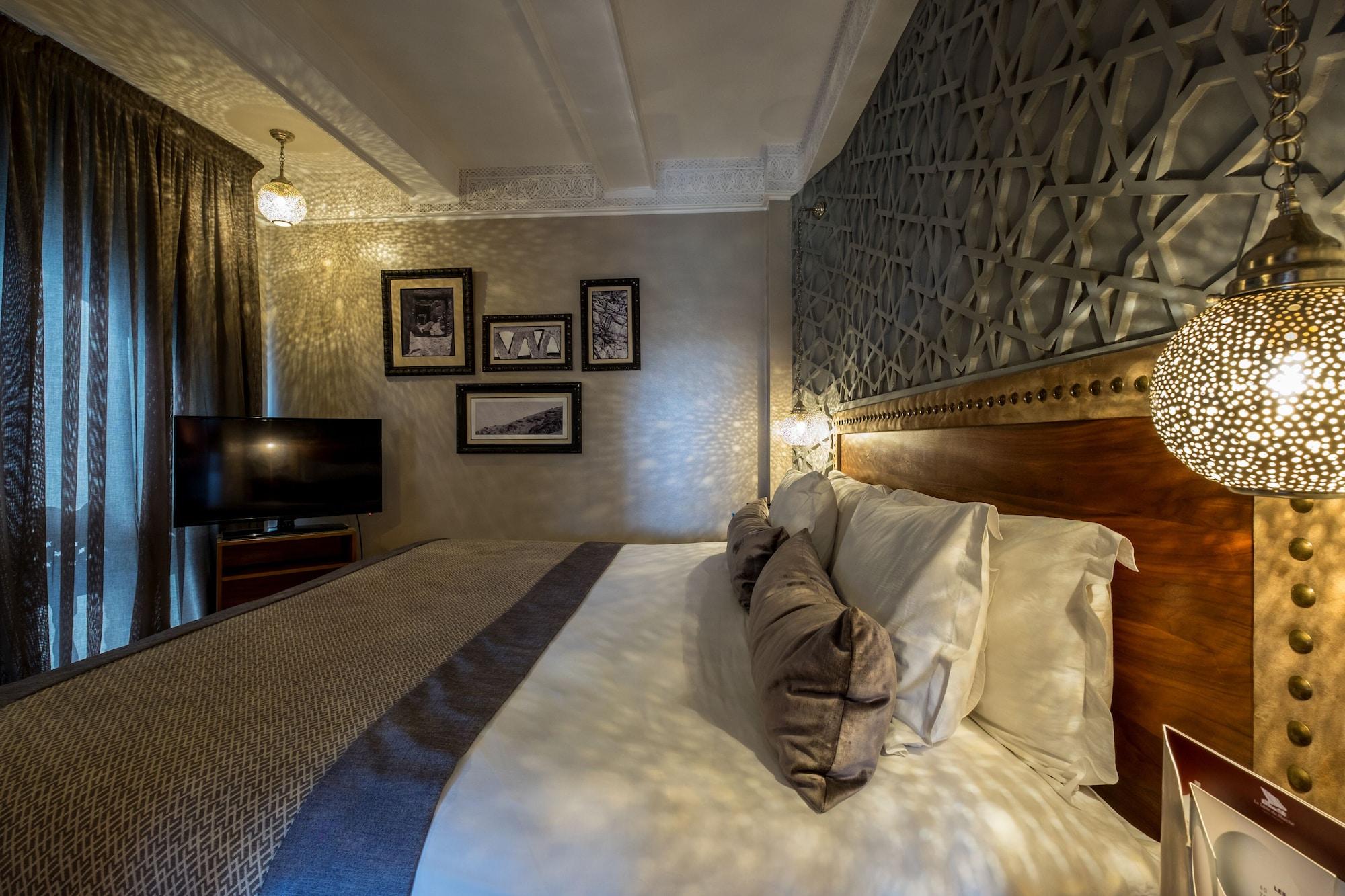 Hivernage Hotel & Spa Marrakesh Exterior foto A bedroom at the hotel