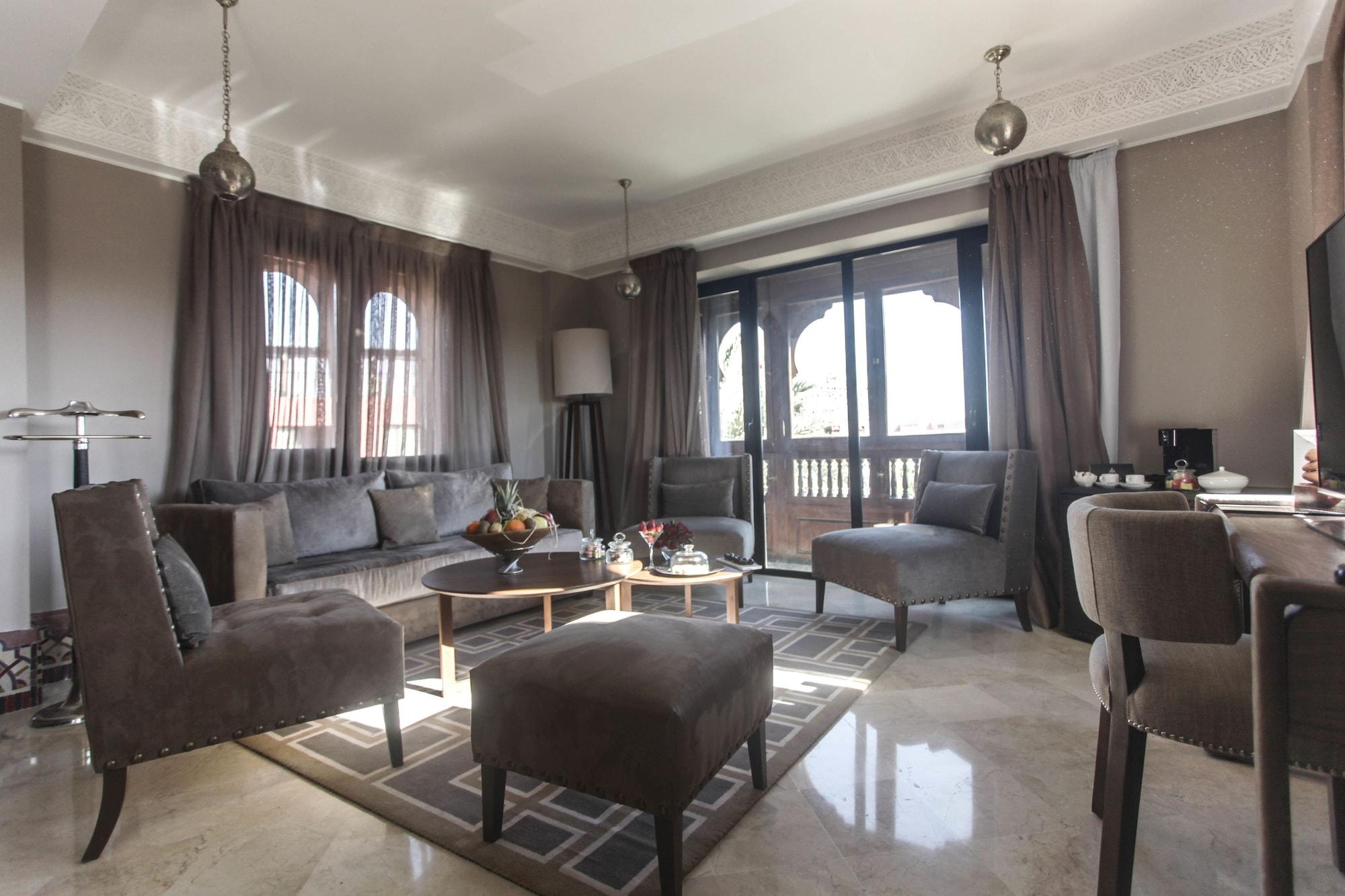 Hivernage Hotel & Spa Marrakesh Exterior foto A living room