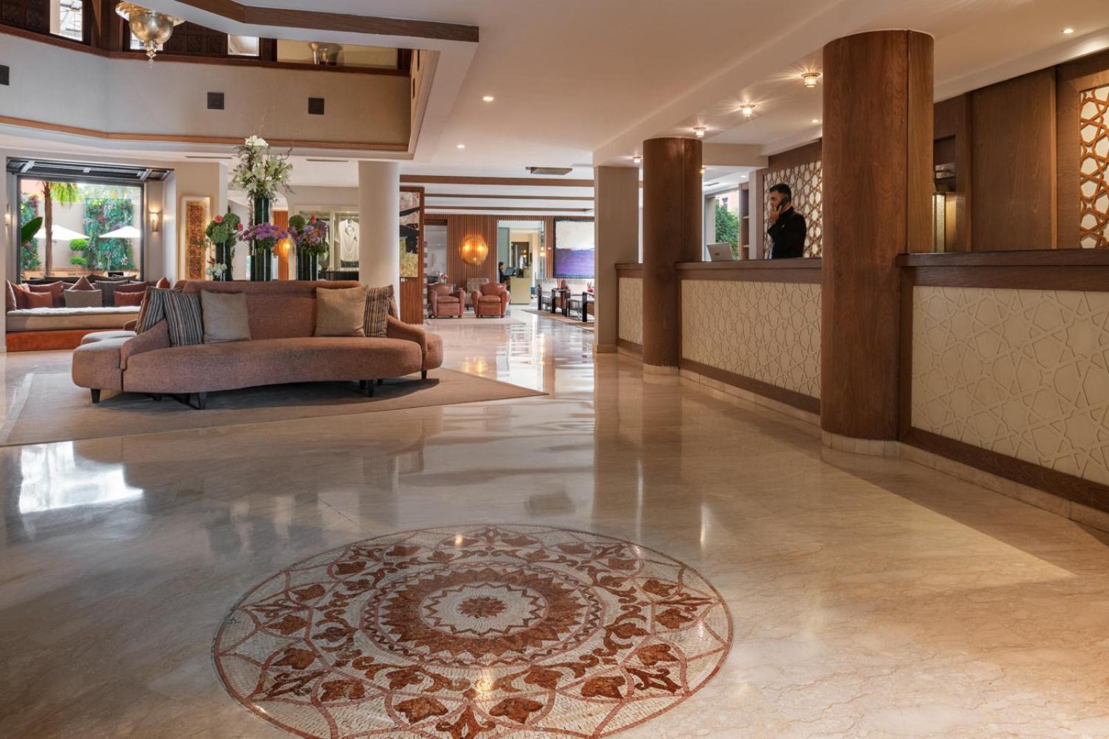 Hivernage Hotel & Spa Marrakesh Exterior foto Lobby