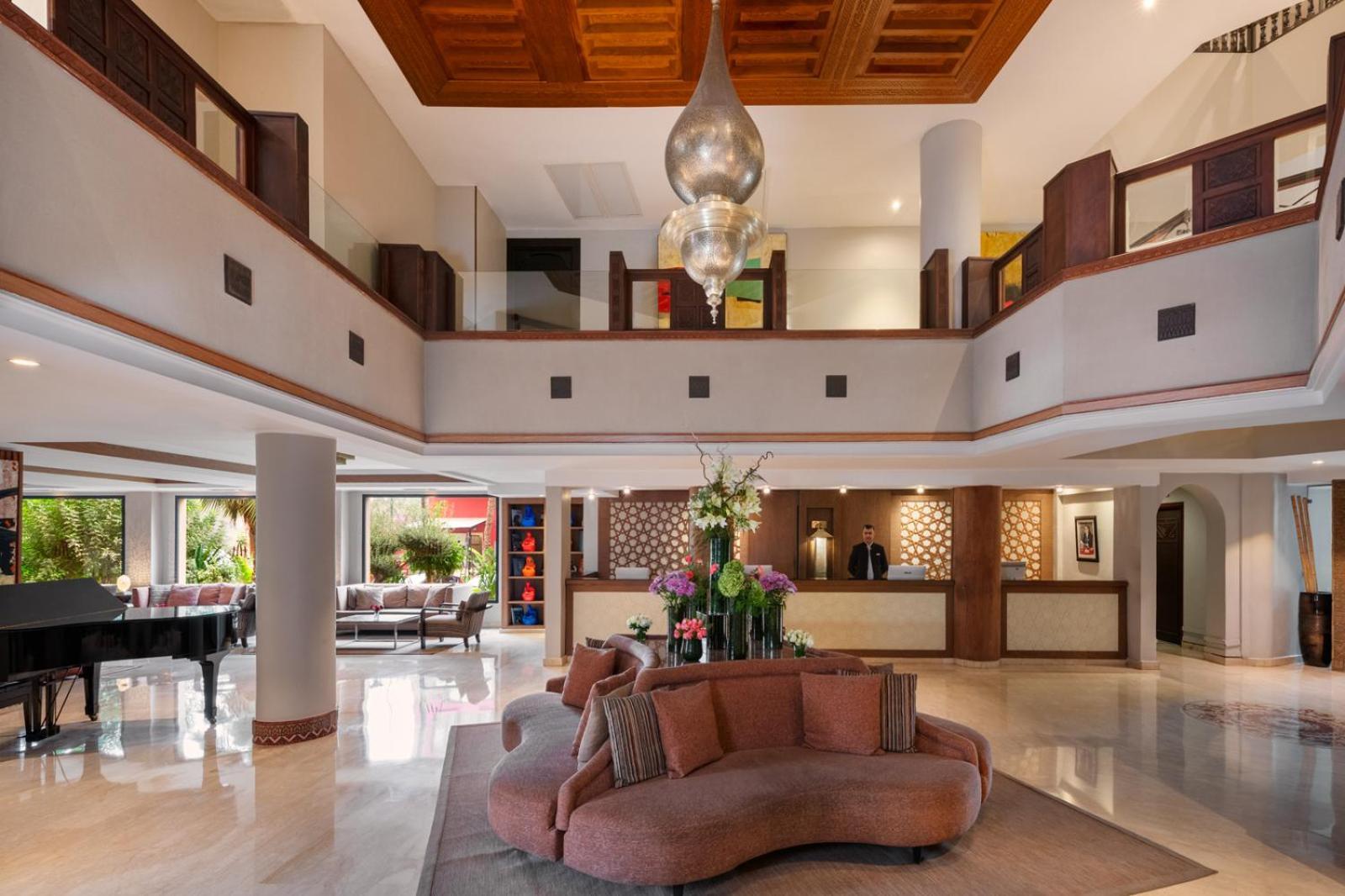 Hivernage Hotel & Spa Marrakesh Exterior foto The lobby of the hotel