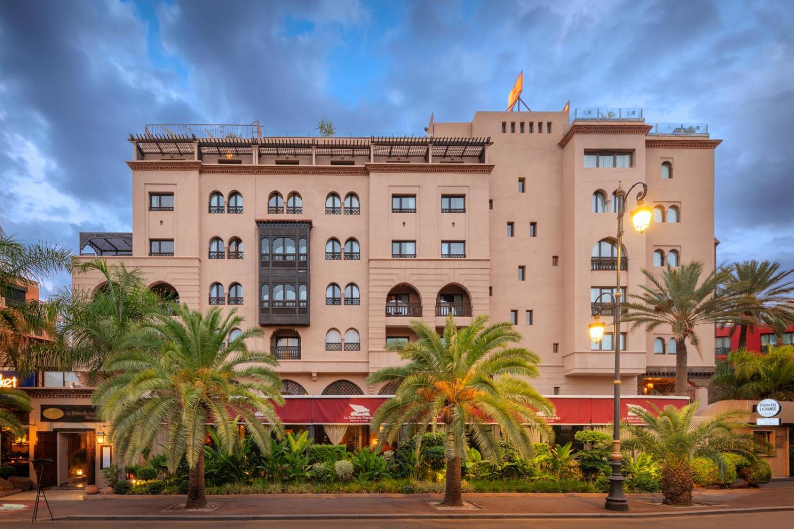 Hivernage Hotel & Spa Marrakesh Exterior foto The hotel in 2012